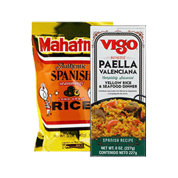 Contains 5 Hispanic Rice products
