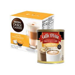 Contains 133 Lattes and Cappuccino products