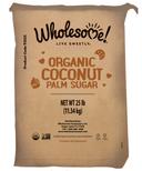 Wholesome Sweeteners Organic Coconut Palm Sugar, 25 Pound -- 1 per case
