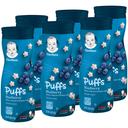 Gerber Puffs Blueberry Baby Snack, 1.48 Ounce -- 6 per case.