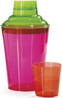 GET Enterprises SAN Neon 3 Piece Shaker Set, 17.5 Ounce -- 24 per case
