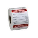 Ncco Wednesday 2 x 2 inch Removable Label, 500 count