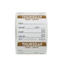 Ncco Thursday Removable Label, 2 x 2 inch -- 500 per case