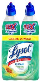 Lysol Country Scent Clean and Fresh Toilet Bowl Cleaner - Twin Pack -- 4 per case
