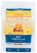 Rudis Organic White Spelt Tortilla, 12 Ounce -- 12 per case.