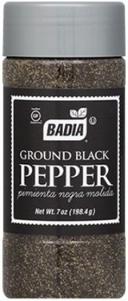 Badia Ground Black Pepper, 7 Ounce -- 12 per case