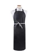 Ritz Chefs Line Black No Pocket Bib Apron