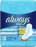 Always Extra Long Super Maxi Pad with Flexi Wings, 26 count per pack -- 6 per case.