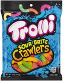 Trolli Sour Brite Crawlers Gummi Candy, 5 Ounce -- 12 per case