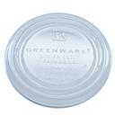 Greenware Compostable Plastic Clear Flat Lid for GPC200 2 Ounce Portion Cups -- 2000 per case.