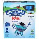 Stonyfield Yokids Organic Blueberry Low Fat Yogurt, 3.5 Ounce Pouch -- 24 per case