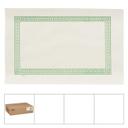 Lapaco Greek Key Green Newsprint Placemat -- 1000 per case.