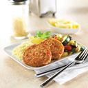 King and Prince Oven Ready Unbreaded 2.25 Ounce Crab Cake, 2.5 Pound Pack -- 4 per case