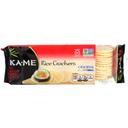 Kame Plain Rice Crunch Cracker, 3.5 Ounce -- 12 per case.