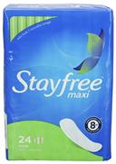 Stayfree Super Maxi Pad, 24 count per pack -- 6 per case