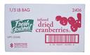 Sugar Foods Yellowframe Farm Infused Cranberies, 5 Pound.