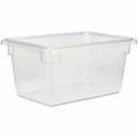 Rubbermaid Clear Deep Food/Tote Box, 5 Gallon