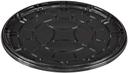PartiPak PETE Black Round Everyday Tray, 18 inch -- 50 per case.