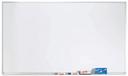 Aarco Clear Satin Anodized Aluminum Frame White Porcelain Enamel on Steel Marker Board, 24 inch Height x 36 inch Width