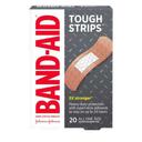 Band Aid Tough Strips Bandage - 20 count per pack -- 20 packs per case