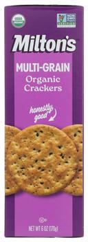 Miltons Organic Multi Grain Crackers, 6 Ounce -- 8 per case