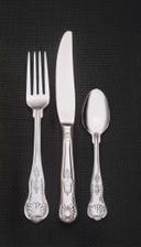 World Tableware 18/0 Collection Kings Stainless Steel European Dinner Fork -- 36 per case.