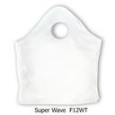 Command Packaging 12 x 13 x 5 inch Stock White Wave Plastic Carry Out Bag, 1000 count