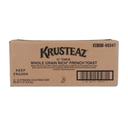 Krusteaz Whole Grain 3/4 Inch Thick French Toast, 2.55 Ounce Slice - 12 per pack -- 6 packs per case