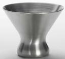 American Metalcraft Stainless Steel Satin Finish Double Wall Martini Glass, 7 Ounce
