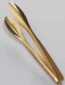 American Metalcraft Vintage Gold Hammered Serving Tong, 11 3/4 inch Length