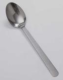 American Metalcraft Vintage Hammered Stainless Steel Solid Spoon, 13 1/4 inch Length