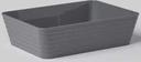 American Metalcraft Gray ABS Plastic Rectangular Serving Bowl, 96 Ounce