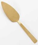 American Metalcraft Vintage Gold Hammered Pie Server, 10 inch Length