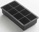 American Metalcraft Black Silicone Cube Ice Mold, 8 1/2 x 4 1/2 x 2 inch