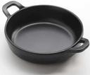 American Metalcraft Black Round Melamine Cast Iron Casserole, 7 Ounce