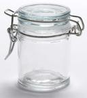 American Metalcraft Mini Glass Apothecary Jar, 1 1/2 Ounce