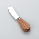 American Metalcraft Olive Wood Cheese Knife Soft Spreader, 5 inch Length