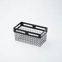 American Metalcraft Black Twilight Nestable Rectangle Basket, 12 1/2 x 6 1/2 x 6 inch