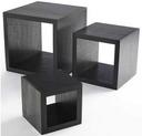 American Metalcraft Wood Riser Set, 5 x 7 x 9 inch -- 1 set