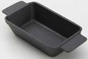 American Metalcraft Rectangular Cast Iron Mini Pot with Handle, 5 3/8 x 3 5/8 x 1 1/2 inch