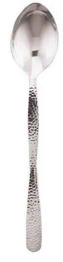 American Metalcraft Stainless Steel Hammered Finish Solid Spoon, 12 inch Length