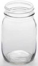 American Metalcraft Glass Mason Jar, 16 Ounce