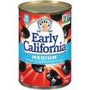 Early California Medium Pitted Ripe Olives, 6 Ounce -- 12 per case.