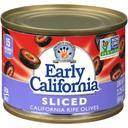 Early California Sliced Ripe Black Olives, 2.25 Ounce -- 12 per case
