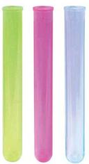 Bar Maid Clear Crystal Shooter Tubes, 6 inch -- 100 per case