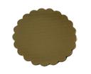 Boxit Gold Scalloped Cake Circle, 9 inch -- 100 per case.