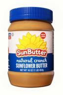 SunButter Natural Crunch Sunflower Seed Spread, 1 Pound -- 6 per case