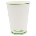 Responsible Products Tree-Less White Compostable Paper Food Container, 32 Ounce Capacity -- 250 per case