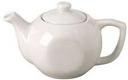 Vertex Argyle and Catalina Collection White Porcelain China Tea Pot, 15 Ounce -- 36 per case.