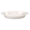 Vertex China Vista Collection Undecorated American White Welsh Oval Rarebit, 10 x 5 inch -- 24 per case.